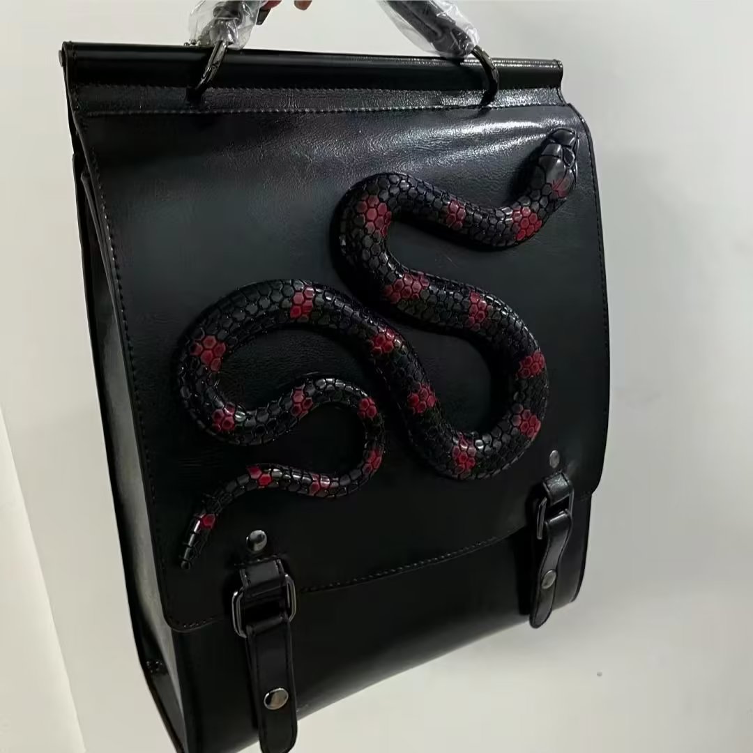 Streetwear Brand Backpack - Original designer marca de couro tridimensional