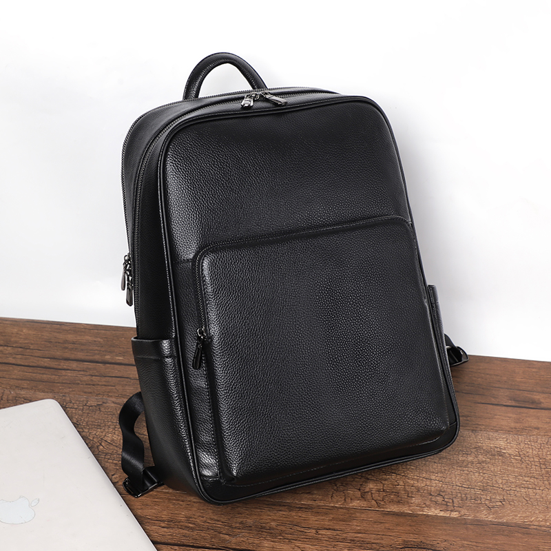 100% vaca couro genuíno dos ho - Streetwear Brand Backpack avaliação e preço