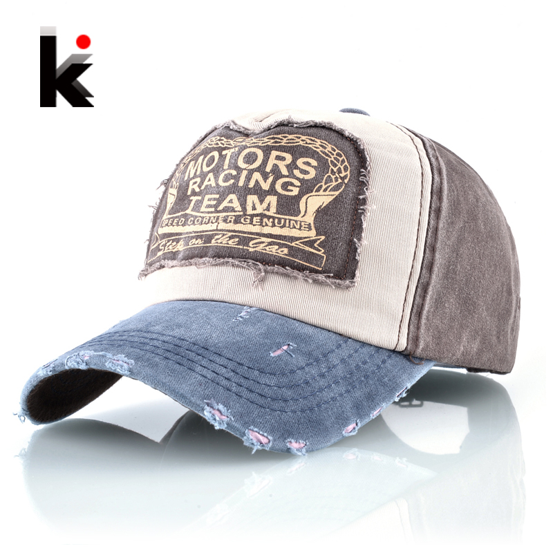 Moda lavada denim boné de beis - Streetwear Brand With K avaliação e preço