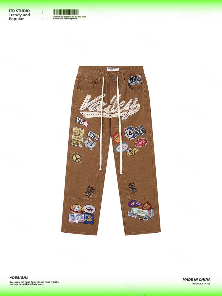 Jeans Masculinos VALLEY Bordad - Valley Streetwear Brand avaliação e preço