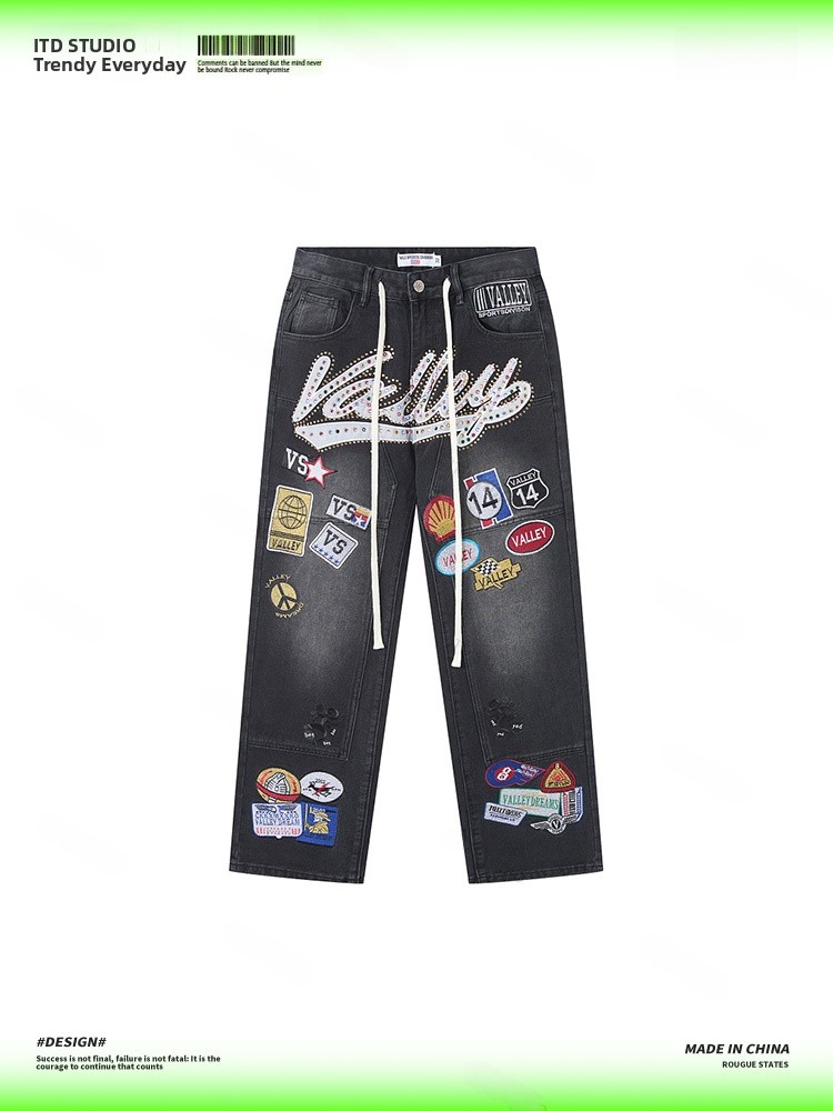 Jeans Masculinos VALLEY Bordad - Valley Streetwear Brand avaliação e preço