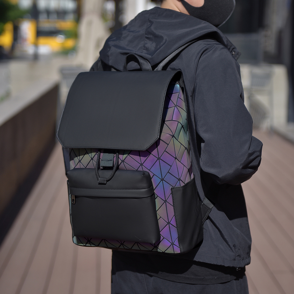 Mochila Losango Laser Refletiv - Streetwear Brand Backpack avaliação e preço